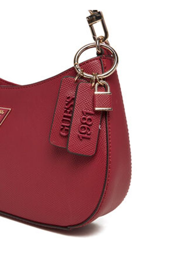 Guess Torebka 175657 Czerwony. Kolor: czerwony. Materiał: skórzane