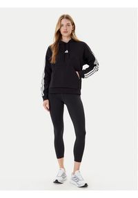 Adidas - adidas Bluza Essentials 3-Stripes JX2538 Czarny Regular Fit. Kolor: czarny. Materiał: syntetyk #4