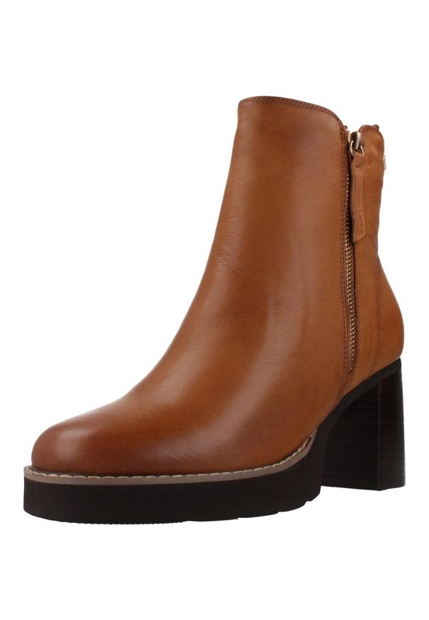 Carmela - CARMELA 162602C Brązowy. Kolor: brązowy. Materiał: skóra, tkanina. Styl: sportowy