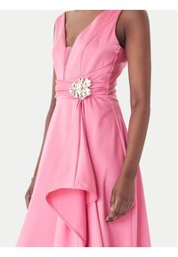 Rinascimento Sukienka koktajlowa CFC0127853003 Różowy jasny Slim Fit. Kolor: różowy. Materiał: syntetyk. Styl: wizytowy #3