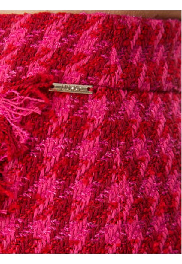Liu Jo Spódnica mini MF3237 T3689 Różowy Regular Fit. Kolor: różowy. Materiał: bawełna, syntetyk