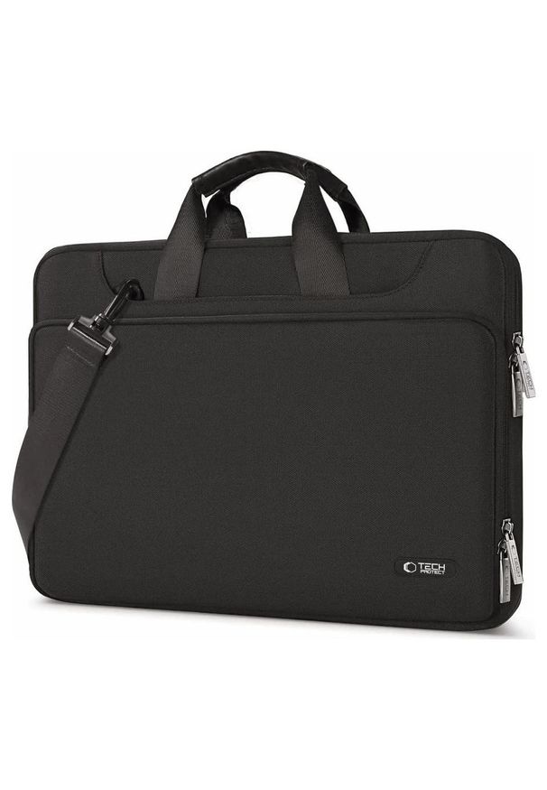 TECH-PROTECT - Torba Tech-Protect PocketBag 13-14'' czarny. Kolor: czarny. Materiał: materiał. Styl: klasyczny, elegancki, casual