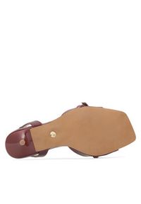 Nine West Sandały FEROZA BYCCC02 Bordowy. Kolor: czerwony. Materiał: syntetyk #7