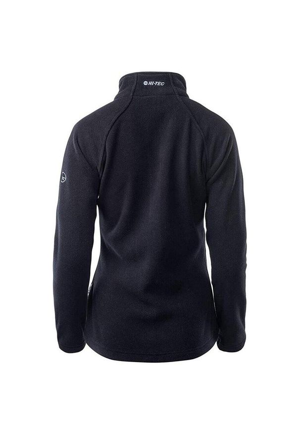 Hi-tec - Bluza Polarowa Damska Logo Henis. Kolor: czarny. Materiał: polar. Sezon: zima. Sport: turystyka piesza