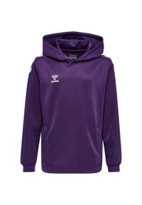 Bluza dziecięca z kapturem Hummel hmlCORE XK. Typ kołnierza: kaptur. Kolor: biały, wielokolorowy, niebieski. Materiał: polar
