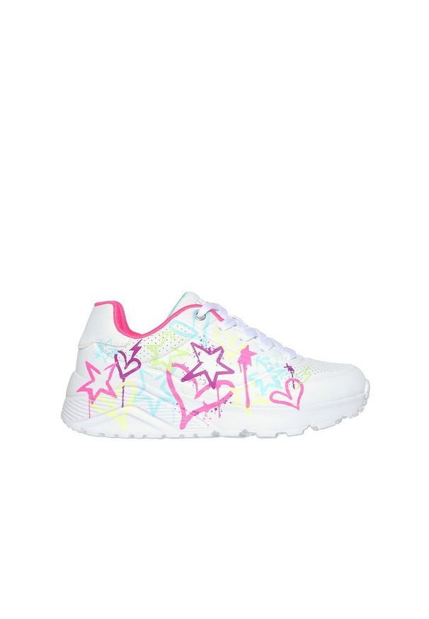 skechers - Buty na co dzień młodzieżowe SKECHERS UNO LITE. Okazja: na co dzień. Kolor: biały. Model: Skechers Sport. Sport: turystyka piesza