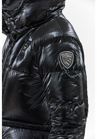Blauer USA - BLAUER Czarny puchowy płaszcz damski naomi z odpinanym kapturem, Rozmiar L. Kolor: czarny. Materiał: poliamid, puch #4