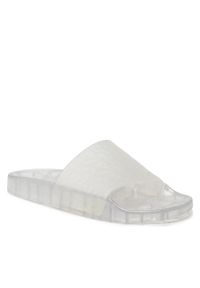 Klapki DKNY Tinzli K1231775 Clear CL1. Kolor: biały #1