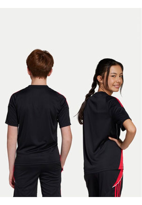 Adidas - adidas Koszulka techniczna Tiro 24 Jersey JP2496 Czarny Regular Fit. Kolor: czarny. Materiał: syntetyk