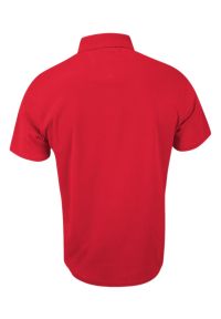 Expoman - Koszulka POLO, Casualowa, Czerwona Męska, Krótki Rękaw, Jednokolorowa, T-shirt -EXPOMAN. Okazja: na co dzień. Typ kołnierza: polo. Kolor: czerwony. Materiał: bawełna. Długość rękawa: krótki rękaw. Długość: krótkie. Styl: casual #2