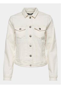 only - ONLY Kurtka jeansowa Tia 15177238 Écru Regular Fit. Materiał: bawełna #7