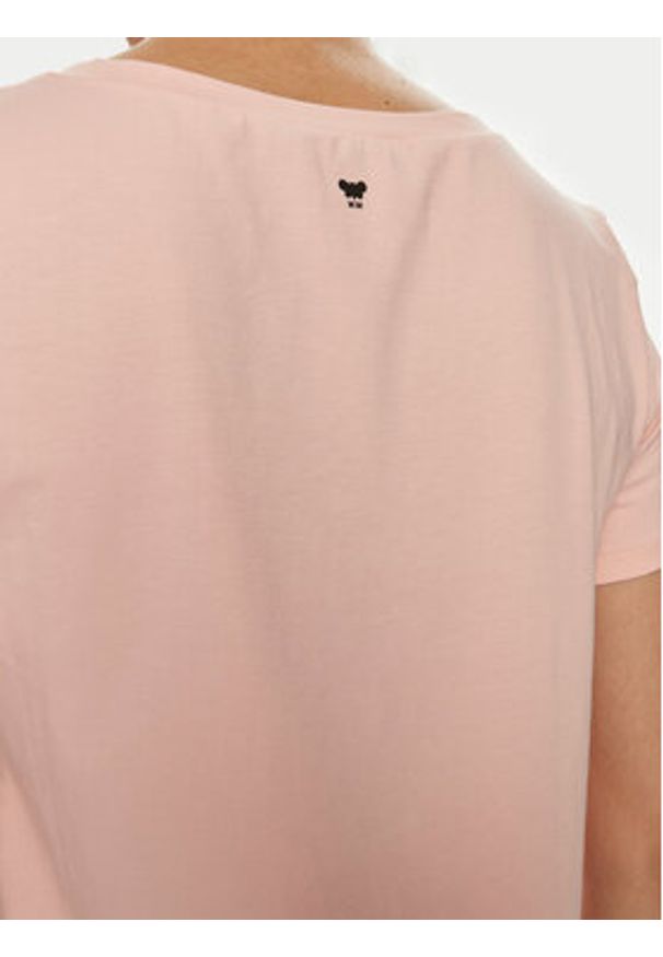 Weekend Max Mara T-Shirt Multif 2415971042 Różowy Regular Fit. Kolor: różowy. Materiał: bawełna