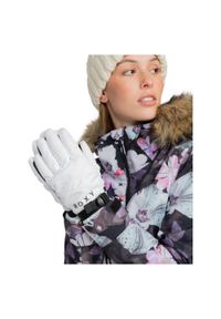 Roxy - Rękawice snowboardowe damskie ROXY Jetty Solid. Kolor: czarny, biały. Sezon: zima. Sport: snowboard