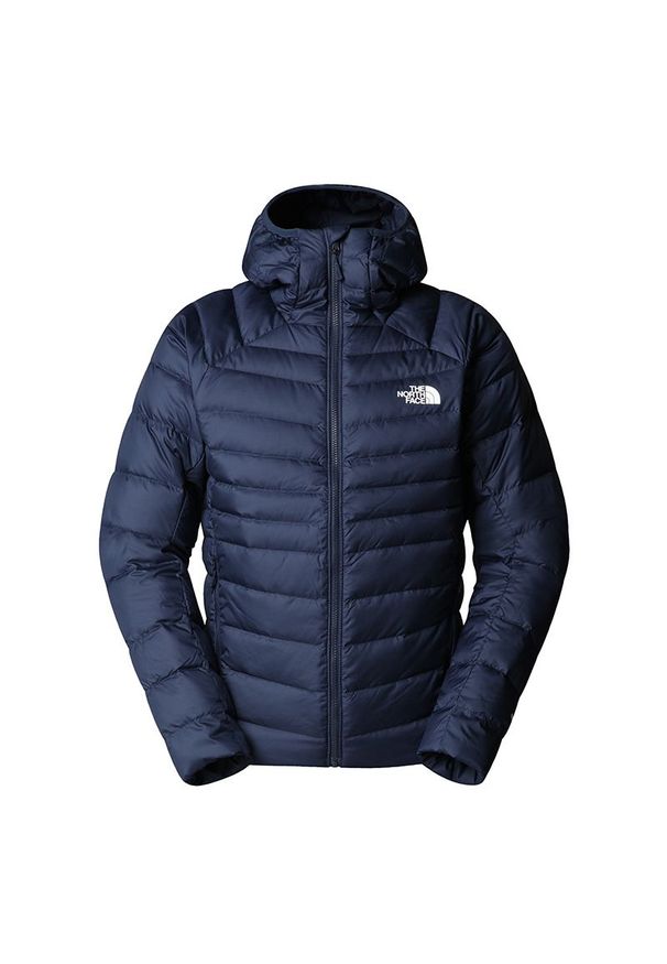 Kurtka męska The North Face Hometown 0A48ZZ4GV1 - granatowa. Typ kołnierza: kaptur. Kolor: niebieski. Materiał: poliester, puch. Sport: outdoor