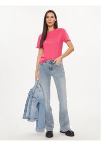 United Colors of Benetton - United Colors Of Benetton T-Shirt 3096D102O Różowy Regular Fit. Kolor: różowy. Materiał: bawełna #3