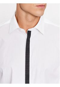 Hugo Koszula Keidi 50500966 Biały Slim Fit. Kolor: biały. Materiał: bawełna #5