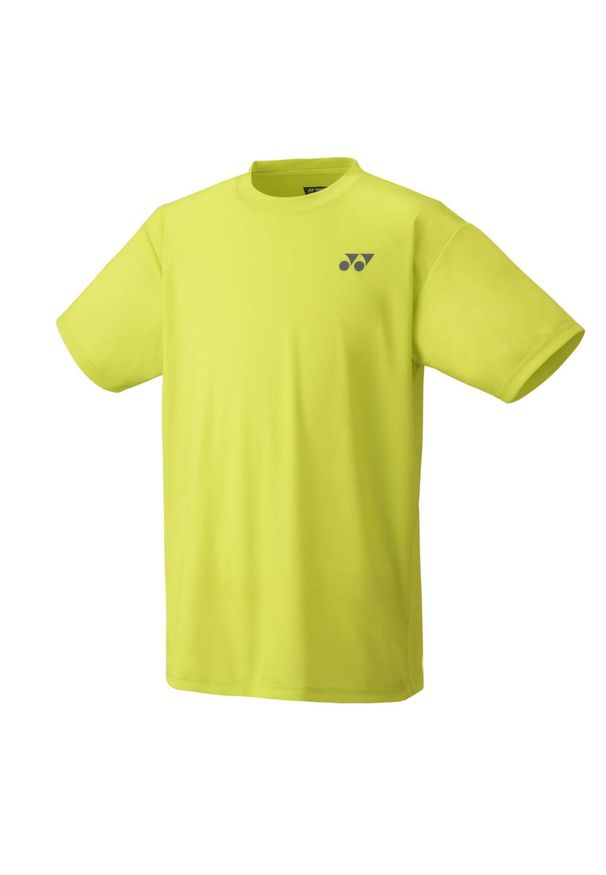 YONEX - Koszulka tenisowa męska z krótkim rękawem Yonex Uni T-shirt Practice. Kolor: żółty. Materiał: poliester. Długość rękawa: krótki rękaw. Długość: krótkie. Sport: tenis