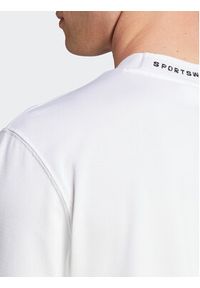 Adidas - adidas T-Shirt HY1285 Biały Loose Fit. Kolor: biały. Materiał: syntetyk #4