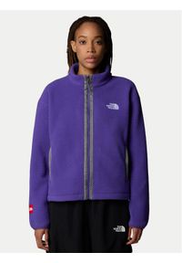 The North Face Polar Fleeski NF0A88Z2 Fioletowy Regular Fit. Kolor: fioletowy. Materiał: syntetyk