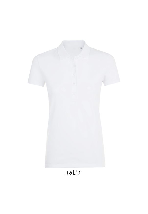 SOL'S - Damska koszulka polo Sol's Phoenix. Typ kołnierza: polo. Kolor: biały