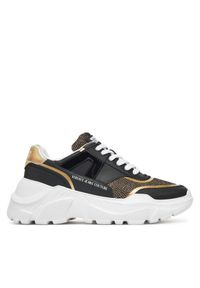 Versace Jeans Couture Sneakersy 78VA3SC4 Czarny. Kolor: czarny. Materiał: skóra #1