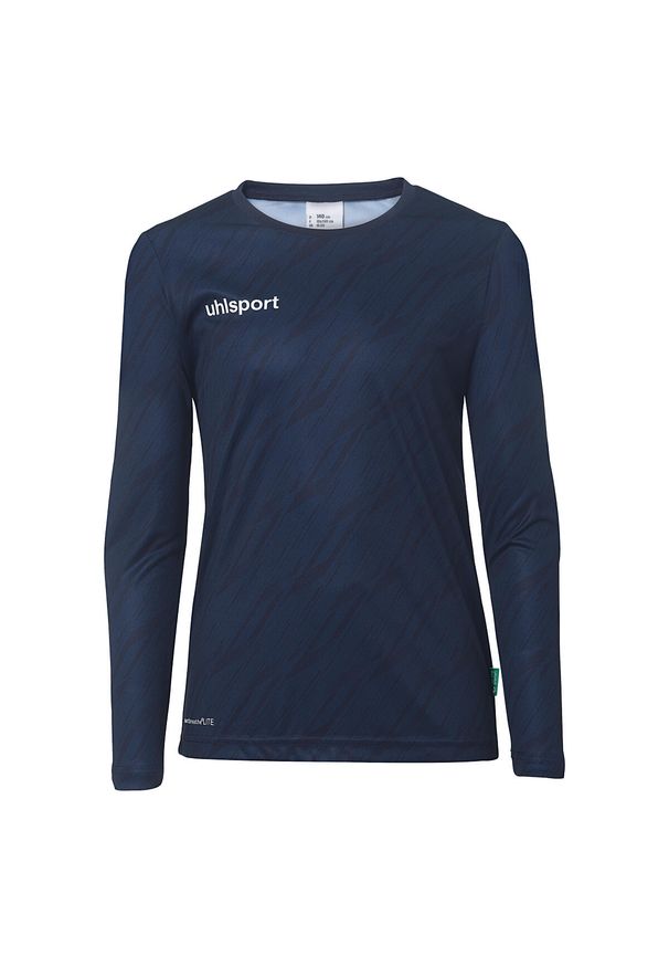 UHLSPORT - Koszulka bramkarska z długim rękawem Uhlsport Progressive. Kolor: wielokolorowy, niebieski, czarny. Długość rękawa: długi rękaw. Długość: długie. Sport: piłka nożna