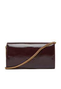 Pinko - PINKO Torebka Love One Wallet C PE25 PLTT 100062 A1UV Bordowy. Kolor: czerwony. Materiał: skórzane #3