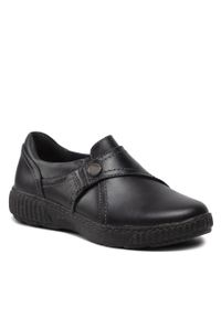 Półbuty Clarks Caroline Pearl 261675144 Black Leather. Kolor: czarny. Materiał: skóra #1