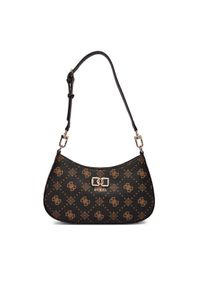 Guess Torebka Emelie Logo HWGP99 28180 Brązowy. Kolor: brązowy. Materiał: skórzane #1