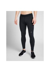NewLine - Długie legginsy Newline. Kolor: czarny. Materiał: dresówka. Długość: długie. Styl: sportowy #1