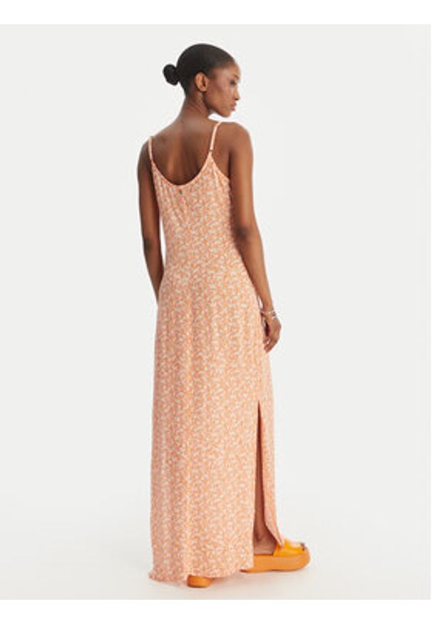 Roxy Sukienka letnia Semi Tropic ERJWD03912 Pomarańczowy Regular Fit. Kolor: pomarańczowy. Materiał: wiskoza. Sezon: lato