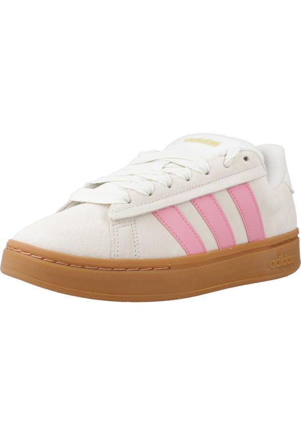 Adidas - Buty ADIDAS GRAND COURT ALPHA 0 Biały. Kolor: biały. Styl: sportowy, elegancki