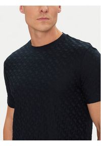 BOSS T-Shirt H-Thompson 80 50537131 Granatowy Regular Fit. Kolor: niebieski. Materiał: bawełna #4
