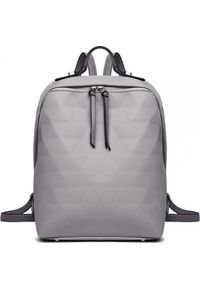 BAGINC Damski plecak elegancki miejski szary FREJA. Kolor: szary. Styl: elegancki #1