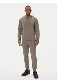 Hugo - HUGO Bluza Dapo 50486478 Beżowy Relaxed Fit. Kolor: beżowy. Materiał: bawełna #5