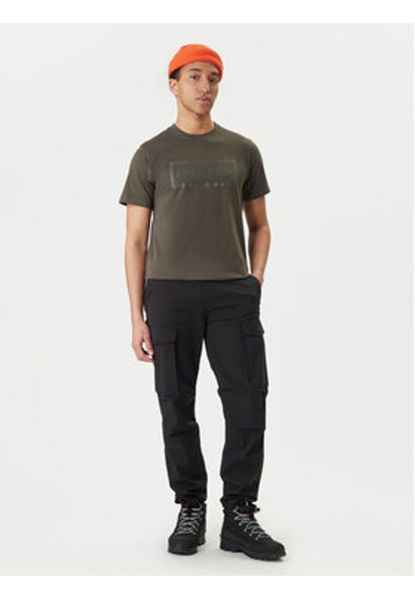 Hunter T-Shirt Halton HARM0019252 Zielony Regular Fit. Kolor: zielony. Materiał: bawełna