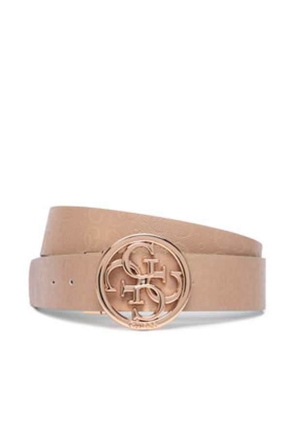 Guess Pasek Damski BW9319 P6135 Zielony. Kolor: zielony. Materiał: skóra