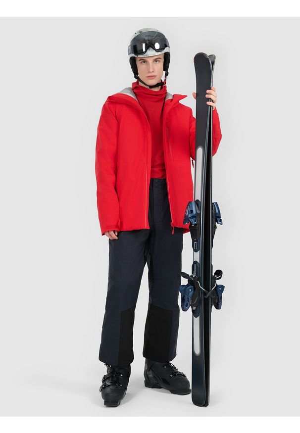 4f - 4F Kurtka narciarska membrana 15000 męska - czerwona 3XL. Kolor: czerwony. Materiał: materiał. Sezon: zima