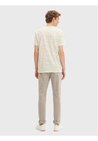 Tom Tailor Denim T-Shirt 1033041 Beżowy Regular Fit. Kolor: beżowy. Materiał: bawełna, denim #4