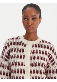 Vero Moda Kardigan Lisa 10336622 Beżowy Regular Fit. Kolor: beżowy. Materiał: syntetyk #3