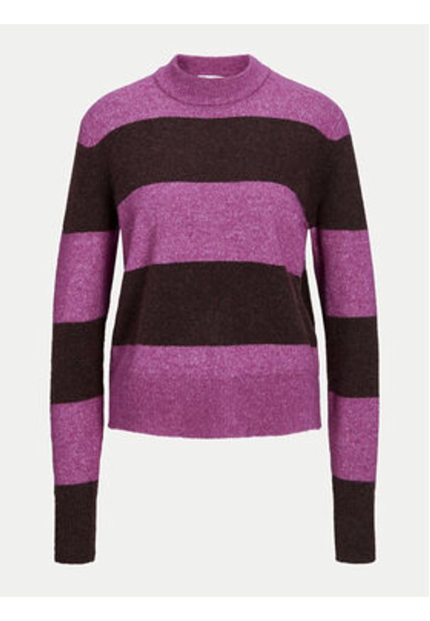 JJXX Sweter Chick 12246493 Różowy Loose Fit. Kolor: różowy. Materiał: syntetyk