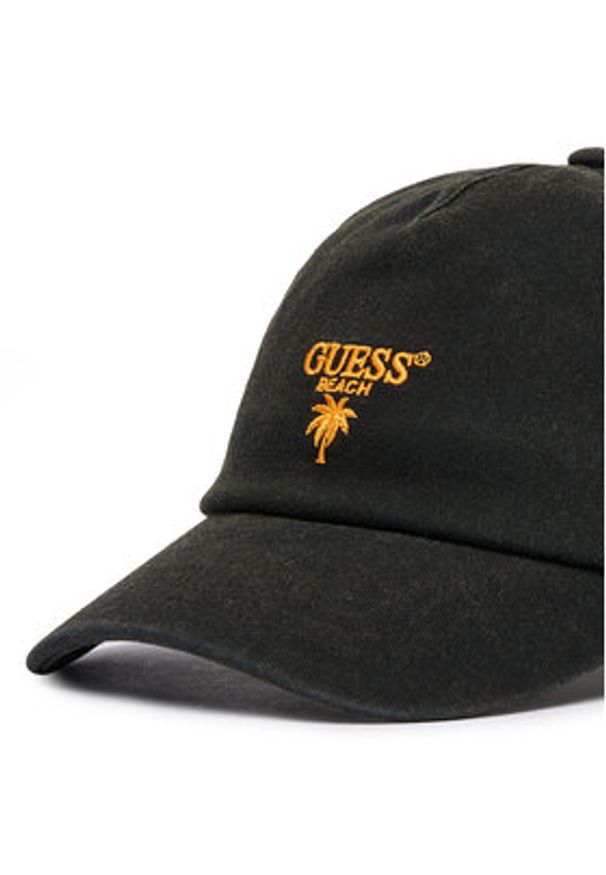 Guess Czapka z daszkiem F5GZ00 WO07T Czarny. Kolor: czarny. Materiał: bawełna