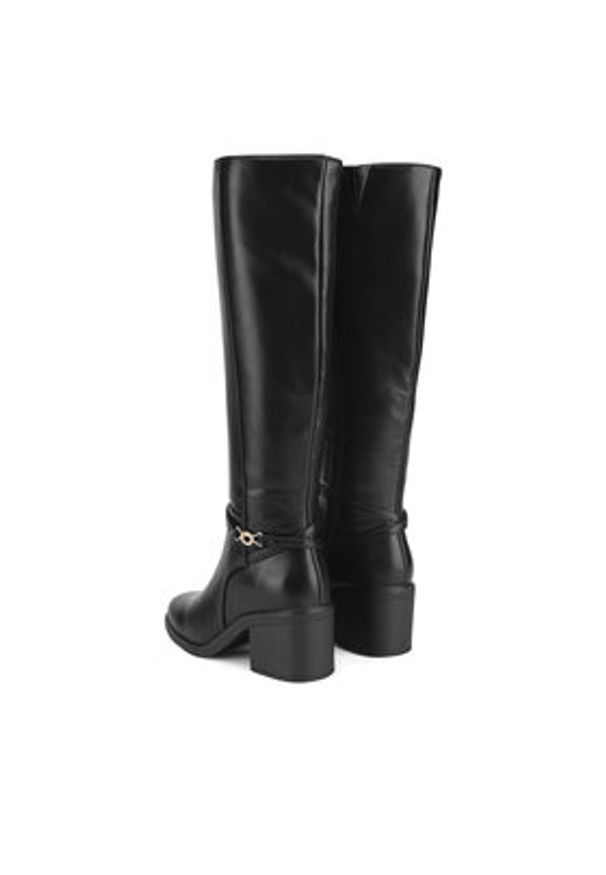 Clara Barson Kozaki WYL4017-2 Czarny. Kolor: czarny. Materiał: materiał