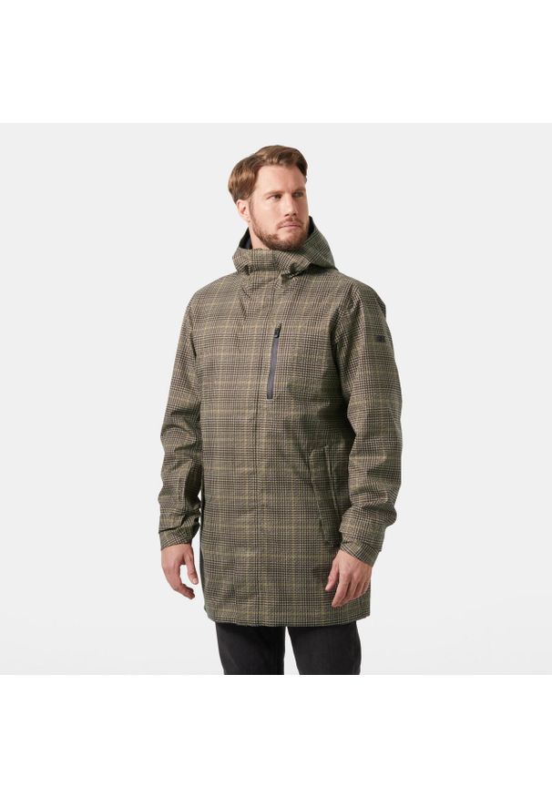 Kurtka wodoodporna z kapturem Helly Hansen Frogner. Typ kołnierza: kaptur. Kolor: brązowy