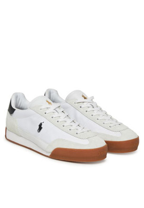 Polo Ralph Lauren Sneakersy 809961176001 Biały. Kolor: biały. Materiał: skóra