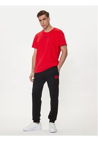 Hugo T-Shirt Linked 50518646 Czerwony Relaxed Fit. Kolor: czerwony. Materiał: bawełna #4