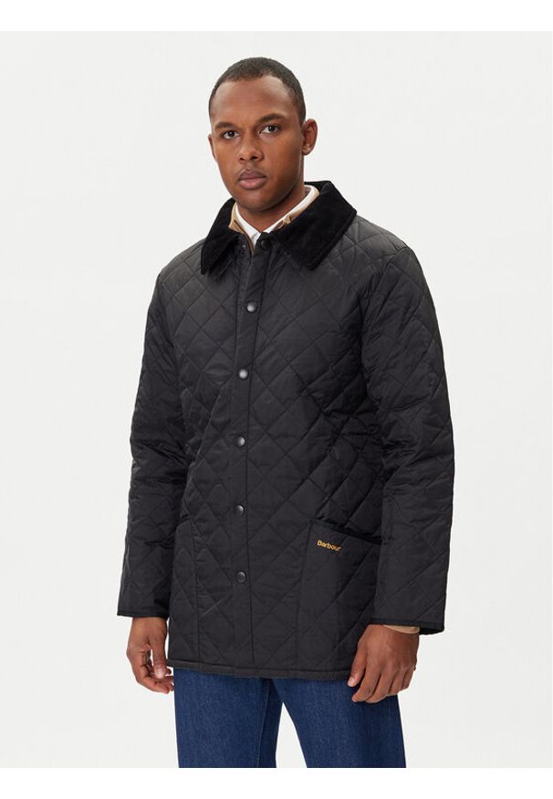 Barbour Kurtka przejściowa MQU0001BK91 Czarny Regular Fit. Kolor: czarny. Materiał: syntetyk