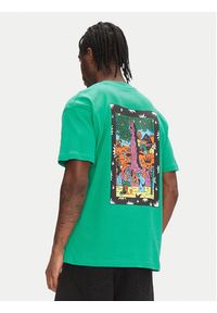 Volcom T-Shirt Bob Moleema A4312554 Zielony Loose Fit. Kolor: zielony. Materiał: bawełna #3