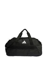 Adidas - Tiro League Duffel Bag Small. Kolor: biały, czarny, wielokolorowy. Materiał: materiał