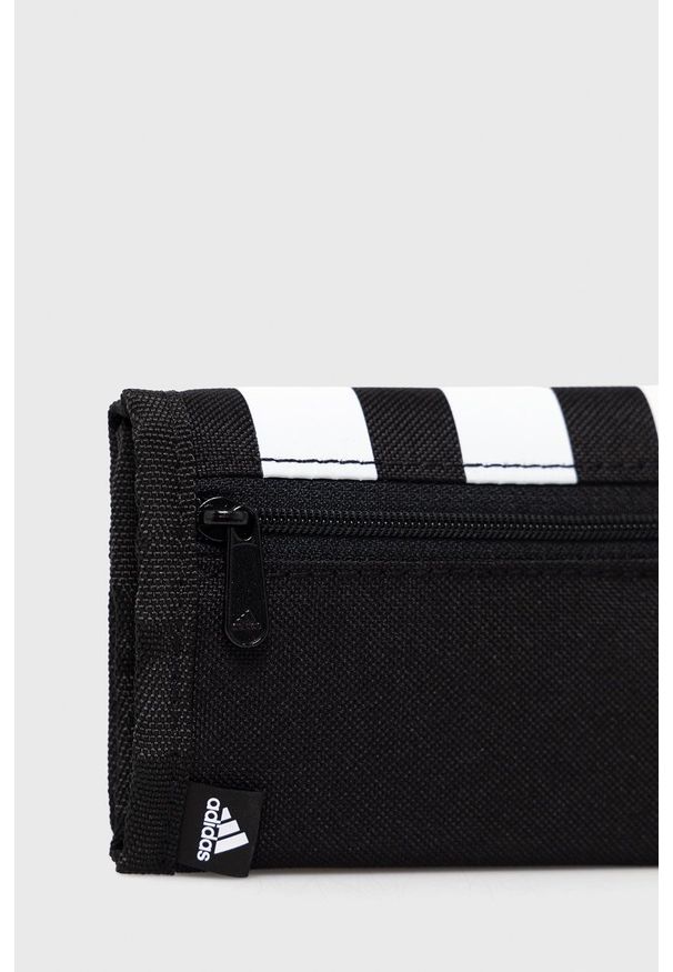 Adidas - adidas Portfel GN2037 męski kolor czarny. Kolor: czarny. Materiał: materiał